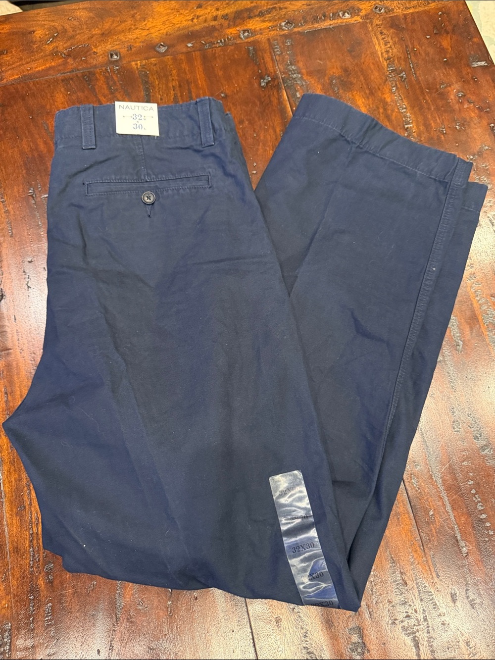 Nautica Men's Dark Navy Chino Pants